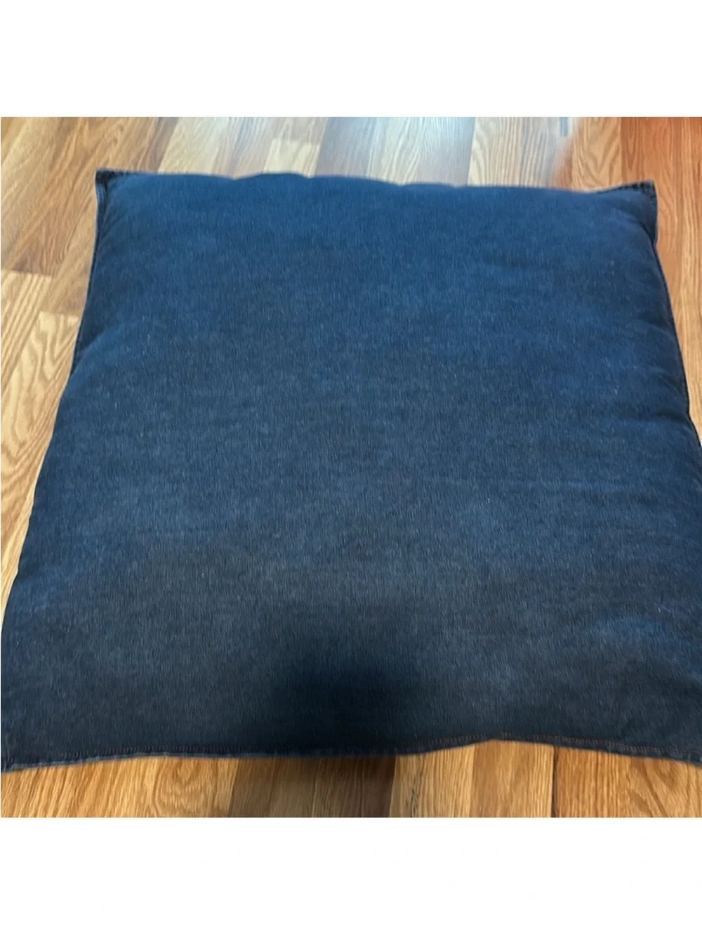 Plush Denim Square Decorative Pillow - Home Accents 25”x25”
